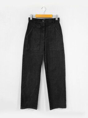 WILFRED FREE Aritzia Black Modern Utility Pant